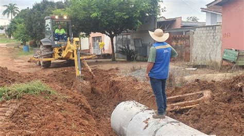 Prefeitura De Jaru Realiza Servi O De Drenagem Na Rua Rio De Janeiro No