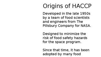 HACCP PowerPoint For Culinary By The 3 Heart Cafe TPT