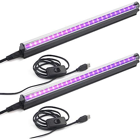 Oppsk Black Light Led Blacklight Bar W Uv Blacklights Bar Glow In The