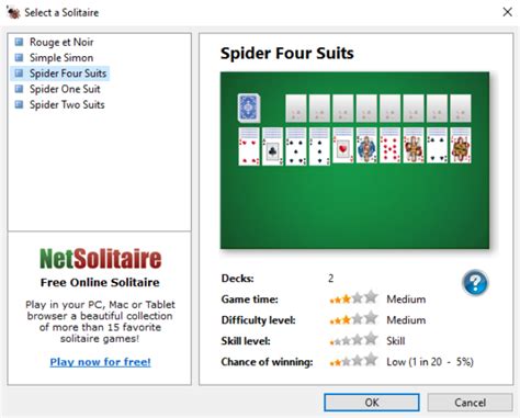 Spider Solitaire Download Free for Windows 10, 7, 8 (64 bit / 32 bit)