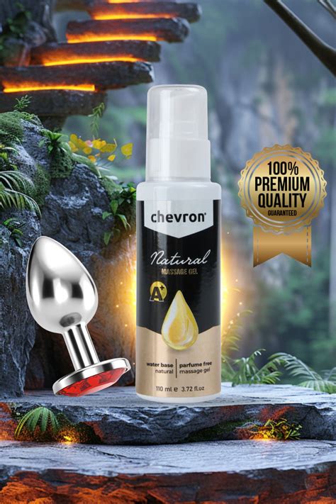 chevron Anal Kayganlaştırıcı Jel ve Hediye Anal Plug 110ml Jel ve 7