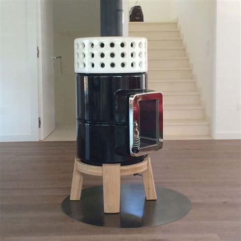 RoundStack Wood Stack Stoves Collection By La Castellamonte