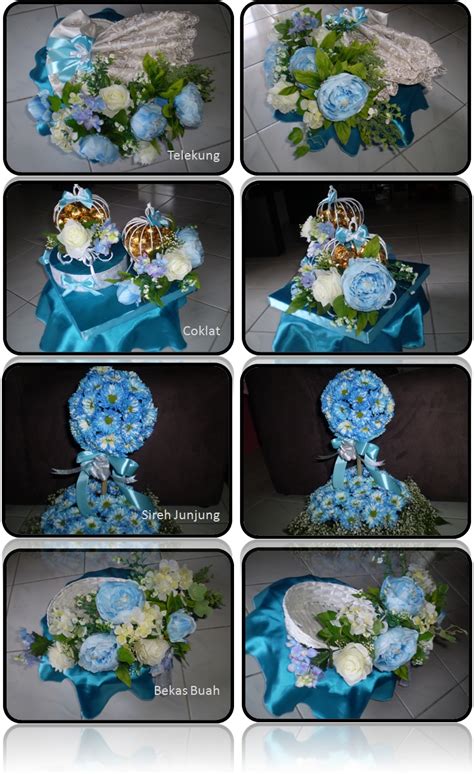 Simple Aje Hantaran Tema Biru Dan Putih