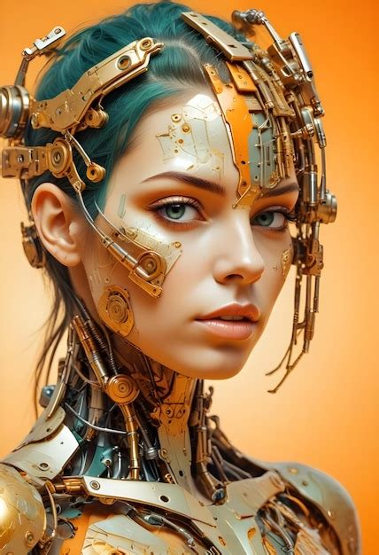 Premium Photo Cyborg Woman