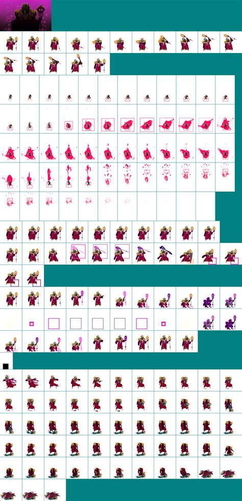 Hyper Light Drifter Character Sprite Sheet Pokbasketball