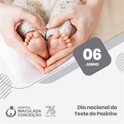 Dia Nacional do Teste do Pezinho Hospital Imaculada Conceição