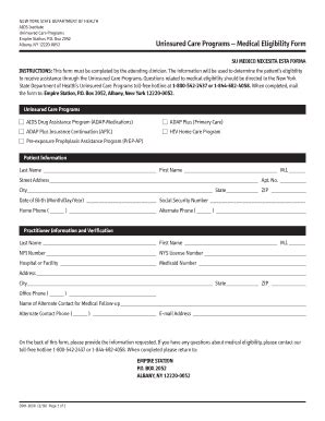 2008 Form NY DOH 3608 Fill Online Printable Fillable Blank PdfFiller