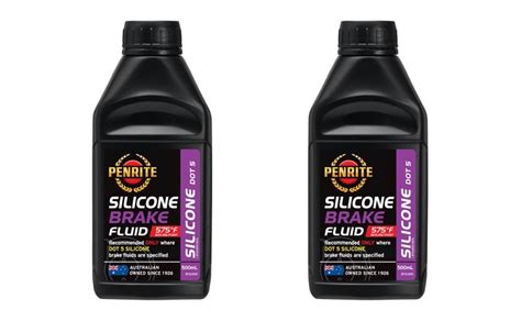 Penrite Silicone Brake Fluid 500ml Dot 5 Twin Pack Bfsil0005