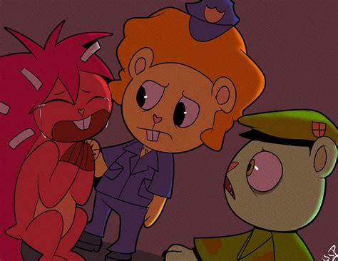 Happy Tree Friends Flakydisco Bear Y Flippy Happy Tree Friends