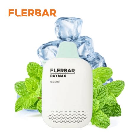 Flerbar Baymax 3500 Puffs Disposable Vape Kit Ice Mint Vaporland Gr