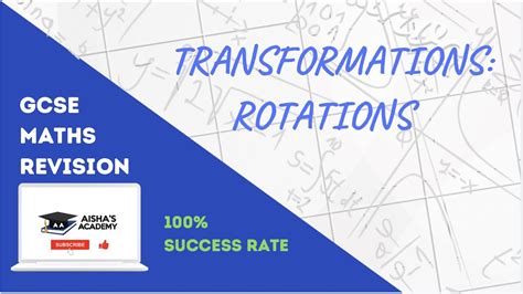 Transformations Rotations Gcse Maths Edexcel Aqa Cie Ocr