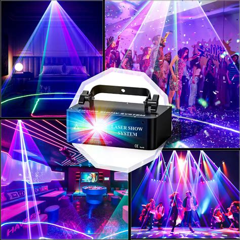 Rgb Laser Projektor Led Beam B Hnenlicht Strobe Disco Lichteffekt Dmx