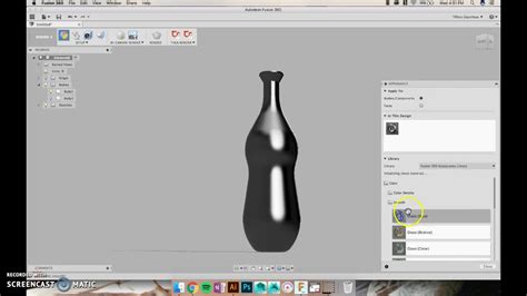 Create Liquid In A Bottle In Fusion360 Pt 1 Youtube