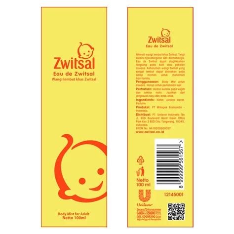 Jual Zwitsal Eau De Toilette Body Mist Ml Shopee Indonesia