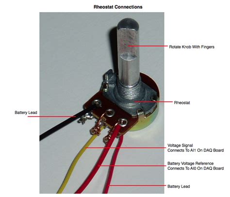 Rheostat Circuit Diagram