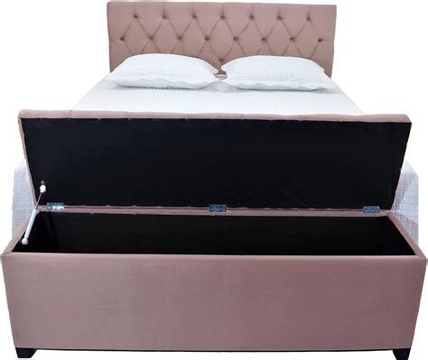 Kit Baú 140cm E Cabeceira Casal Painel cor Rosa Nude New MadeiraMadeira