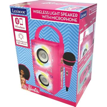 Lexibook Mattel Barbie Portable Bluetooth Speaker With Microphone