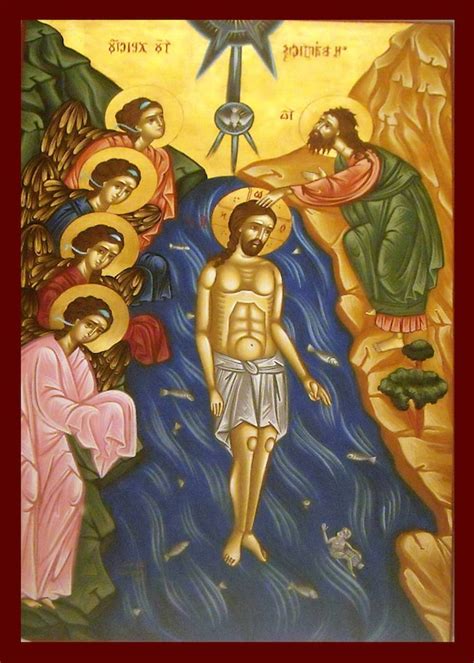 Orthodox.orthodox Icons.byzantine Religious Icons.the Baptism - Etsy