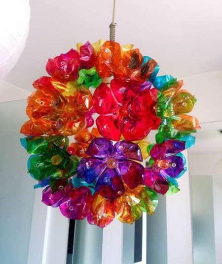 Colourful Craft Ideas For Recycling Plastic Bottles