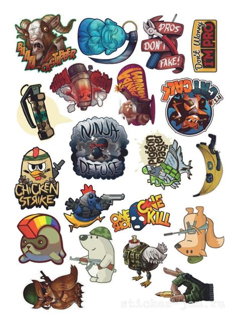 Наклейки из CS:GO в интернет-магазине наклеек sticker-jam.ru | Go ...