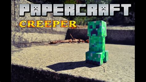 Como Hacer Un Creeper De Papel Papercraft Youtube