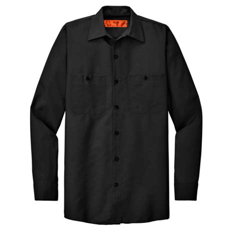 Red Kap® Industrial Work Shirt Long Sleeve Quick Uniforms