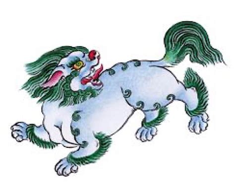 Buddha Weekly Four Mythical Creatures Four Dignities Bhutan Snow Lion