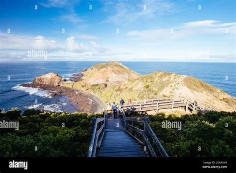 Cape Schanck Boardwalk In Australia Stock Photo Alamy