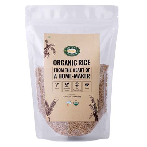 Organic Brown Rice 500gm buy Online India at Best Price - Millet Amma