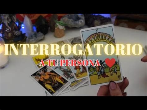 Cómo está sin ti Interrogatorio a tu persona especial Tarot