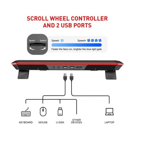 Cooler Laptop Havit HV F2069 Compatibil Pana La 17 Inch Numar