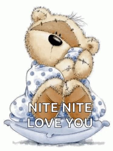 Good Night Love You GIF - GoodNight LoveYou TeddyBear - Discover ...