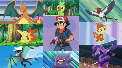 All Of Ashs Pokemon Listed By Region