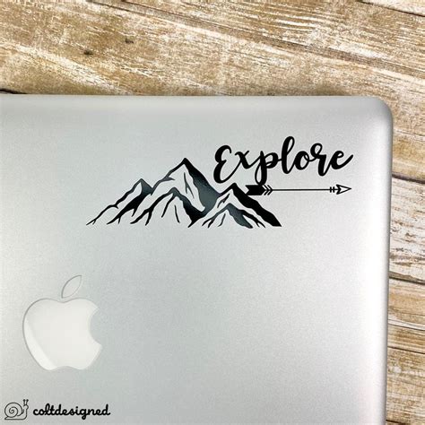 Explore Vinyl Decal Adventure Decal Explore Sticker Laptop Etsy