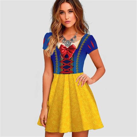 Vestido Fantasia Adulto Princesa Branca De Neve Elo