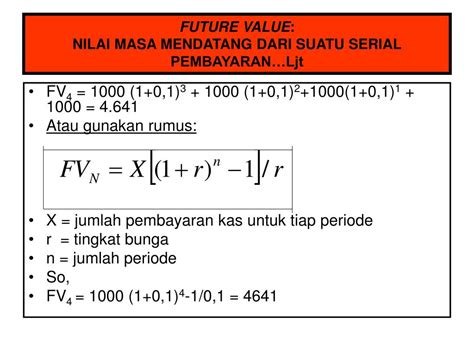 Ppt Nilai Waktu Uang Time Value Of Money Powerpoint Presentation