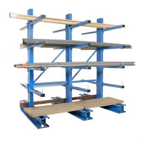 5 6 Feet Paint Coated Medium Cantilever Racks Storage Capacity 1000