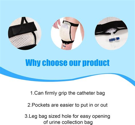 Catheter Leg Bag Holder Mesh Catheter Leg Bag Catheter Bag Cover