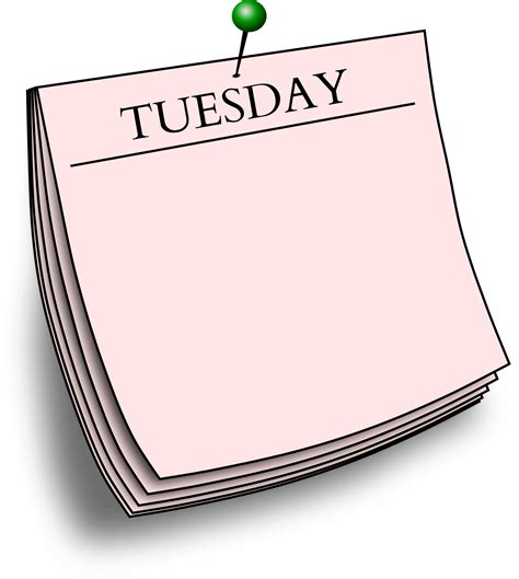 tuesdays - Clip Art Library