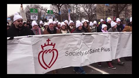 Sspx In March For Life 2016 Youtube