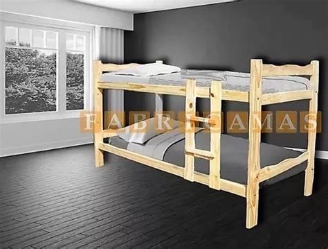 Cama Superpuesta Marinera Cucheta De Pino Macizo 1 Plaza