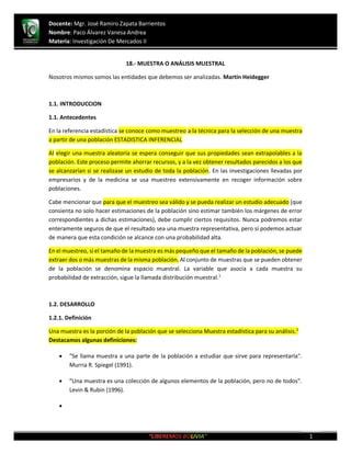 An Lisis Muestral Pdf