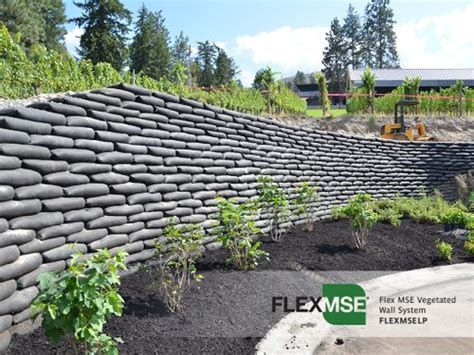 Flex MSE - Vegetated Wall System - Bag & Locking Plate | Arborgreen