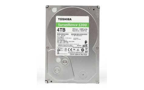 Efficient 4TB Toshiba S300 Surveillance Hard Disk Secure Video Storage