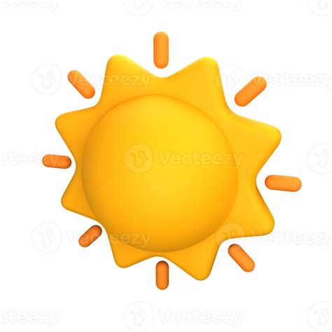 Sun 3d Icon 24254315 Png