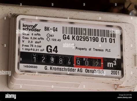 Gas Volume Meter Hi Res Stock Photography And Images Alamy