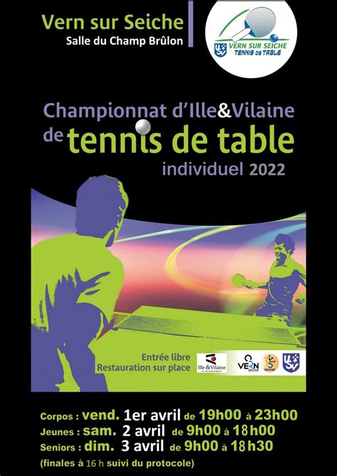 Championnat D Ille Et Vilaine Cercle Paul Bert Tennis De Table