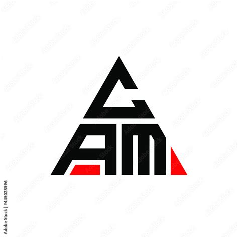 Cam Triangle Letter Logo Design With Triangle Shape Cam Triangle Logo