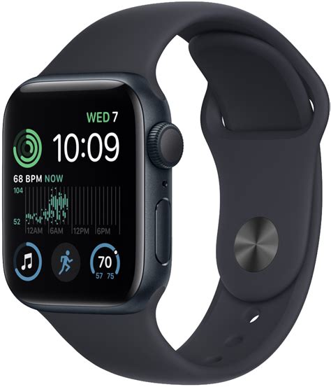 Часы Apple Watch SE 2022 GPS 44мм корпус из алюминия темная ночь ...