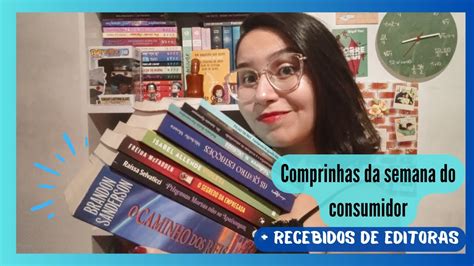 Unboxing De Livros Da Semana Do Consumidor Da Amazon Recebidos De